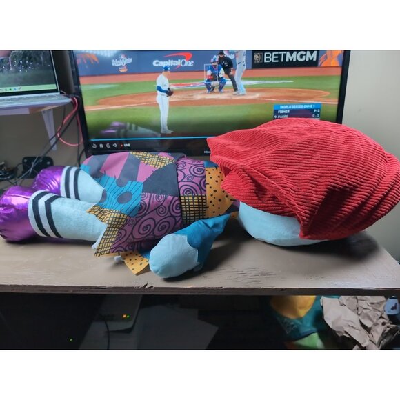 RARE! DISNEY Nightmare Before Christmas Jumbo Jack, Sally 30" Plush Set of 2 NWT - Picture 14 of 16